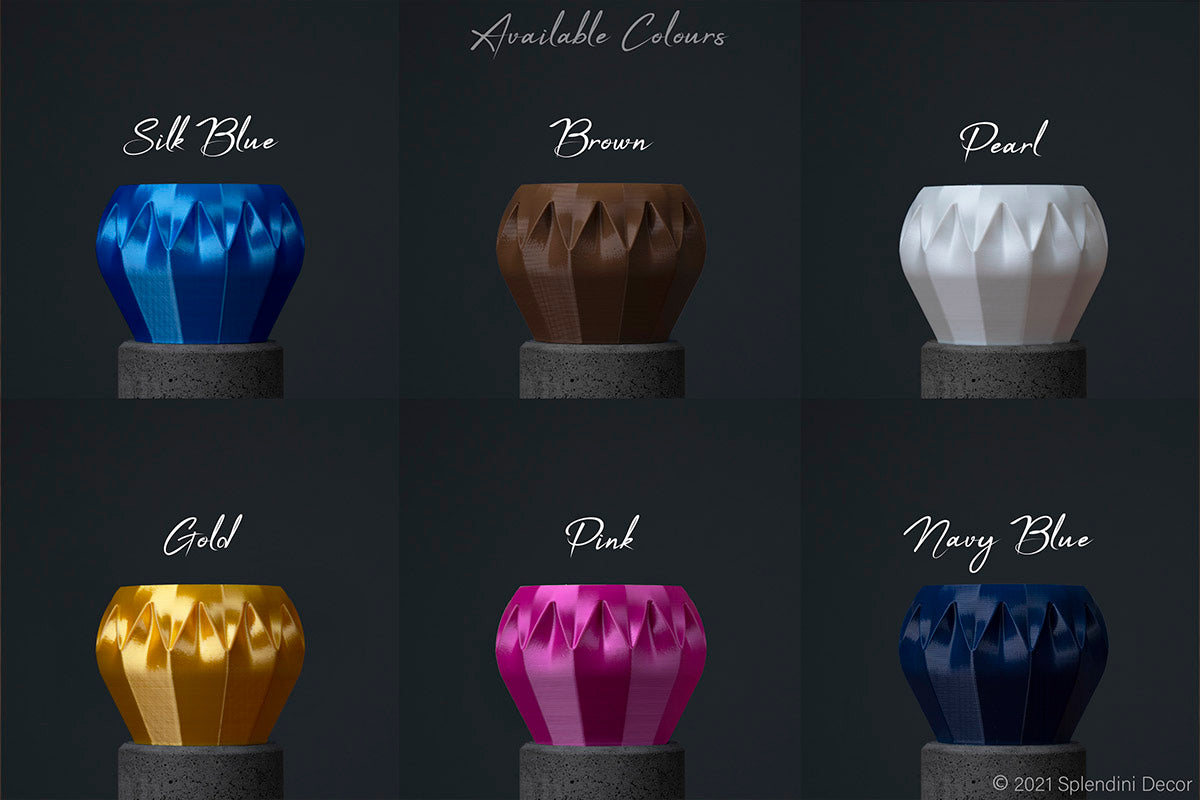 Geometric Pot - Various Colours