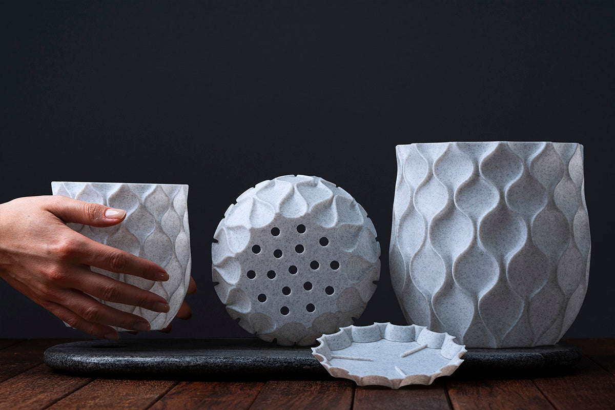 Geometric Pot - Various Colours